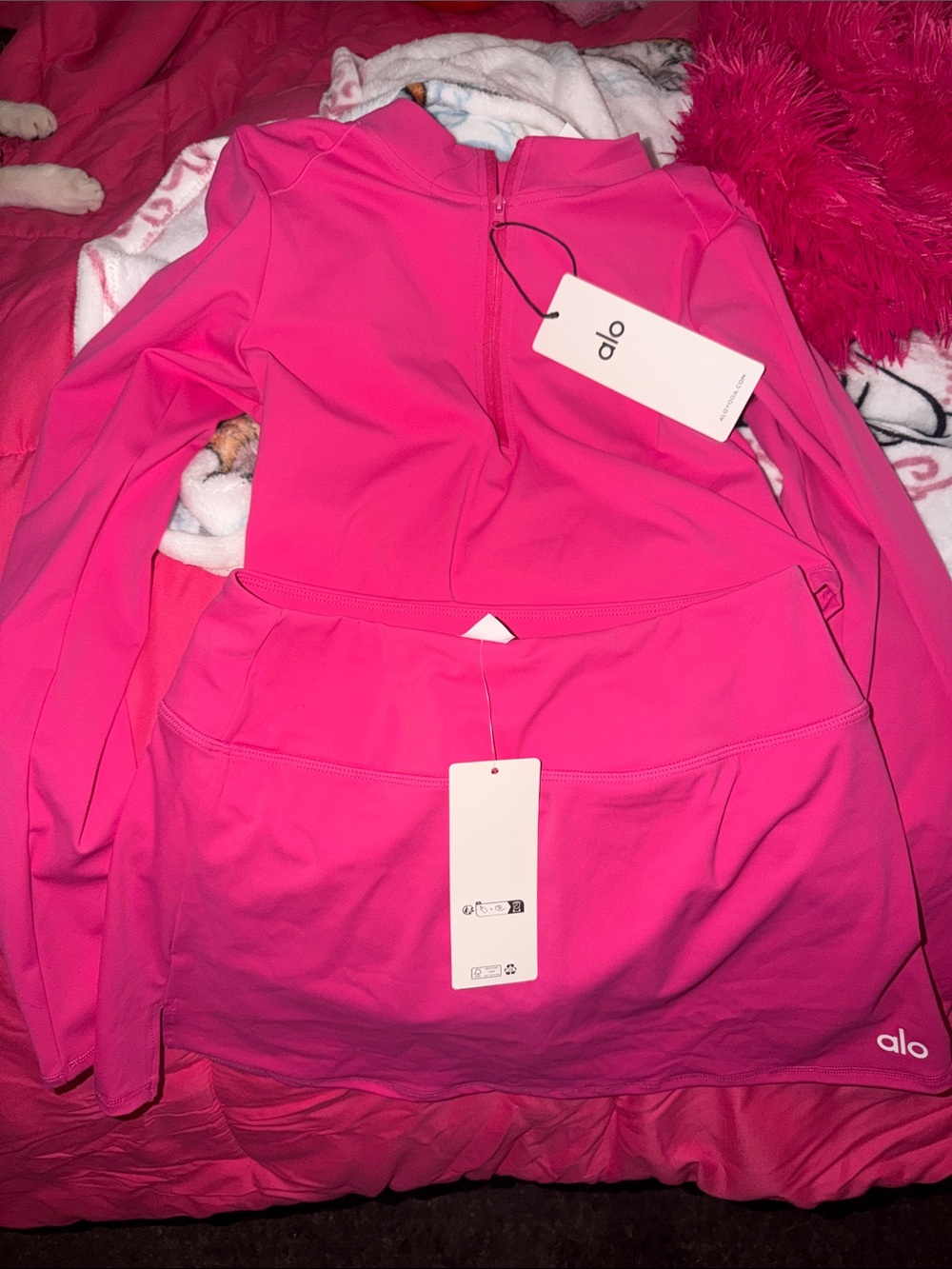 Alo Women's Pink Ski Jacket Size XL NWT